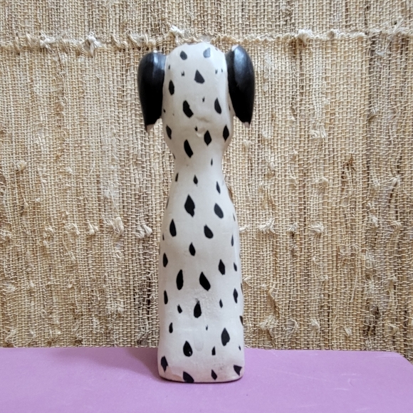 Vtg Wooden Shelf Sitting Dalmation Primitive Folk Art Handcrafted - Picture 2 of 8